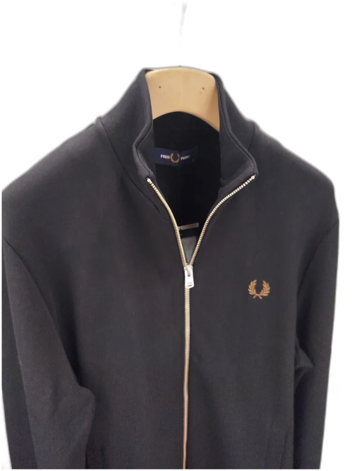 Felpa Fred Perry con Zip