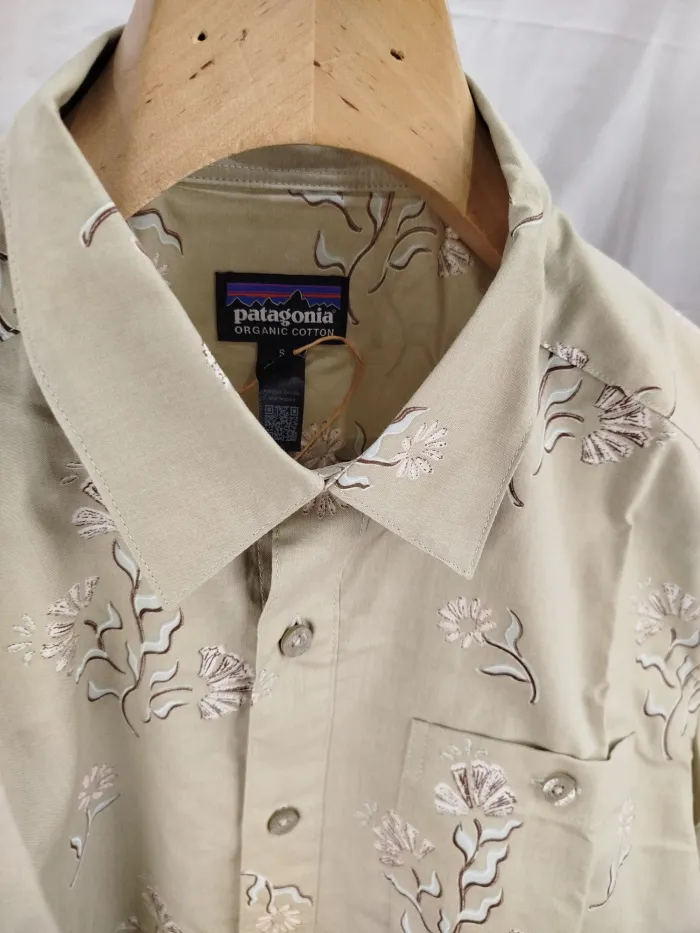 Patagonia Camicia M/C verde chiaro 