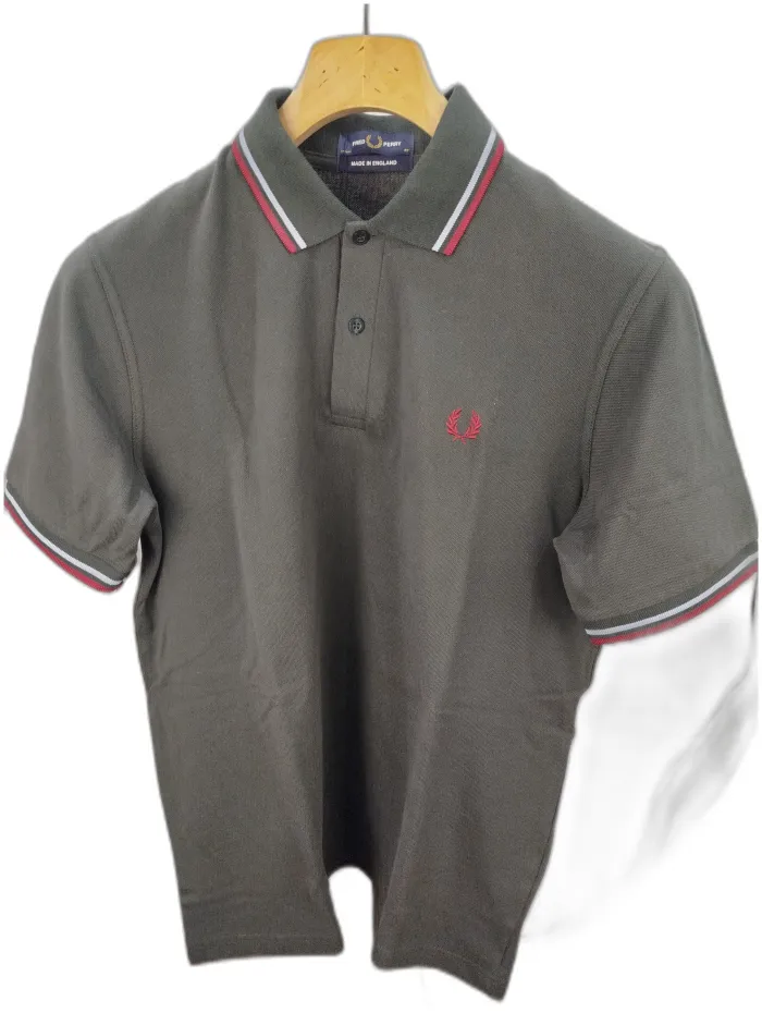Fred Perry Polo M12 Made in England Verde