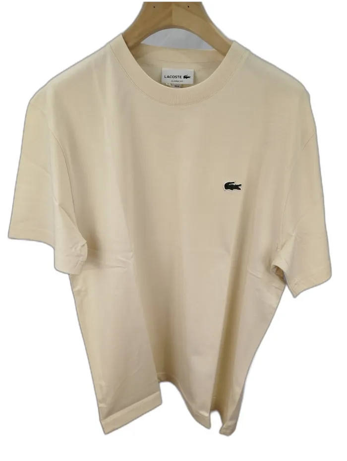 Lacoste T-Shirt Classic Fit Beige chiaro