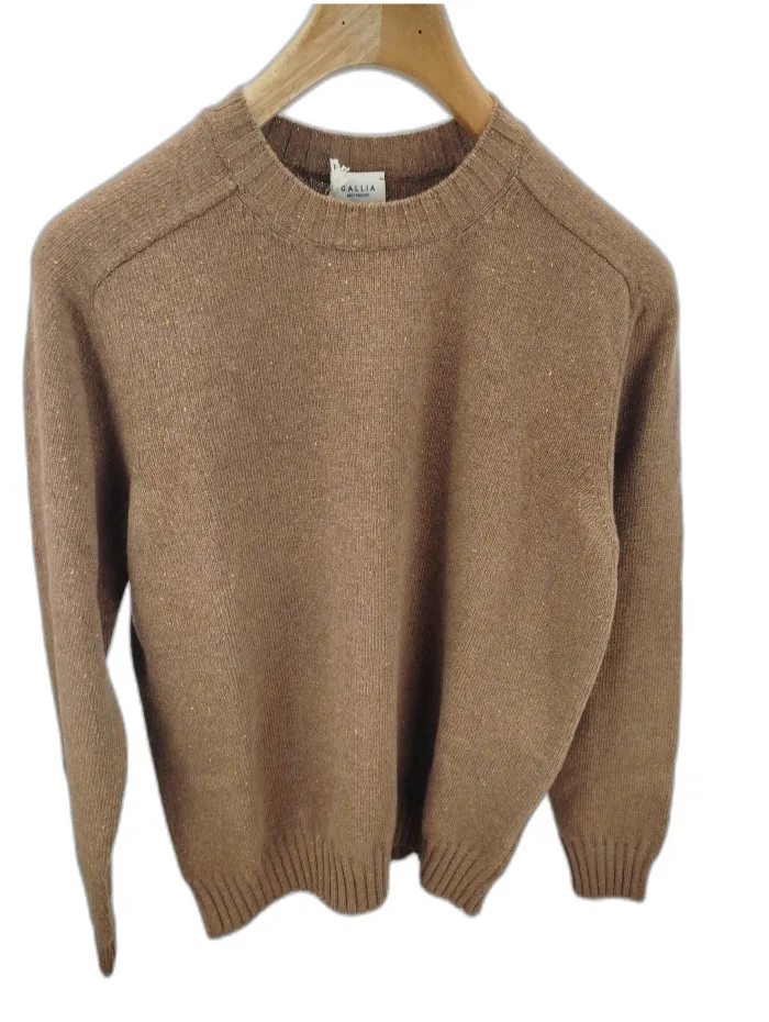 Maglione Gallia Cotone Marrone