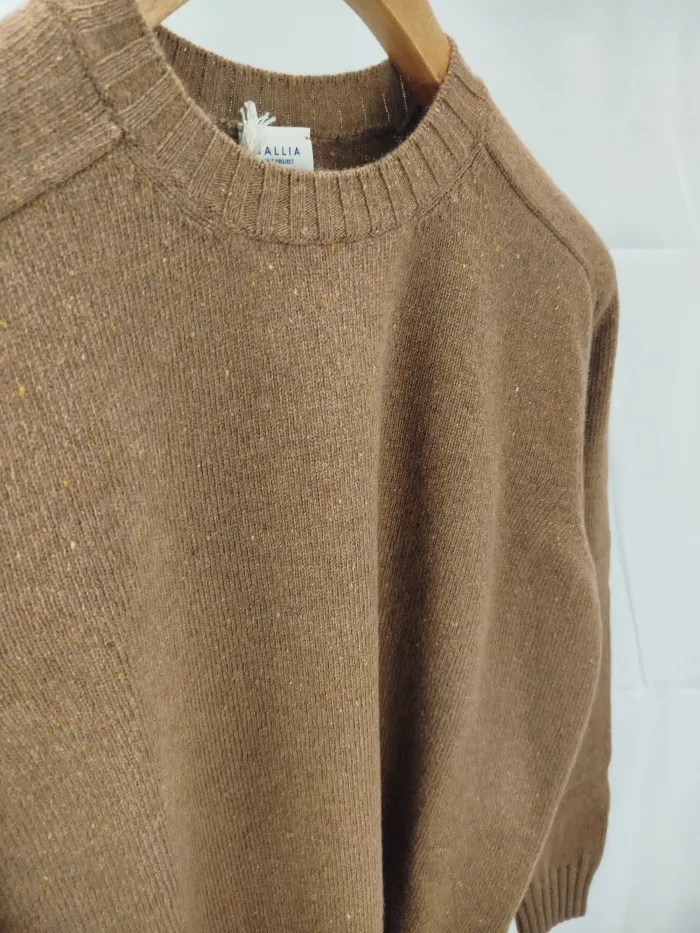 Maglione Gallia Cotone Marrone