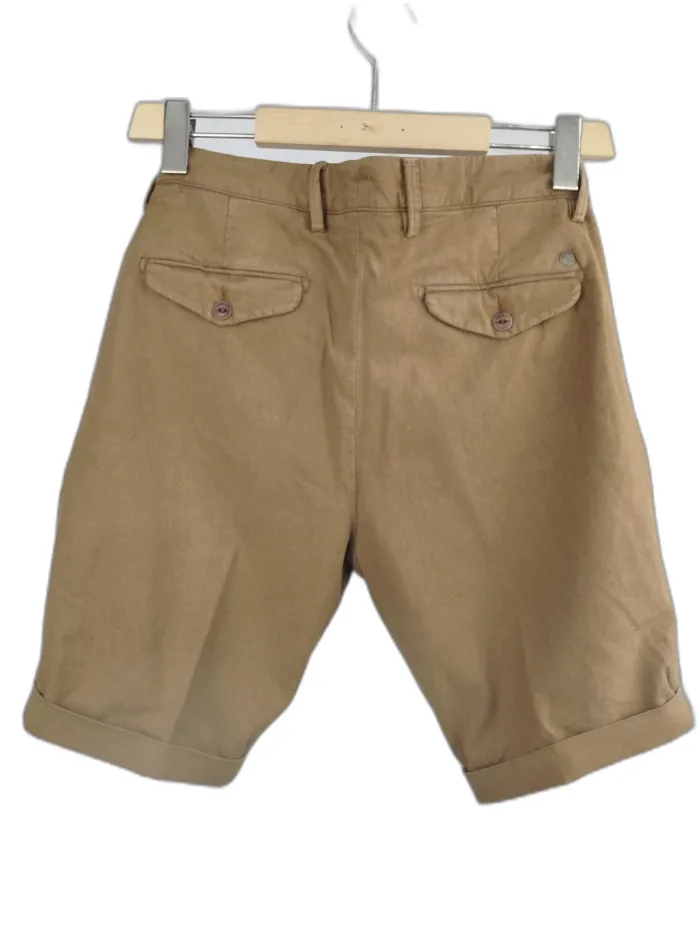 Modfitters Bermuda Lino/Cotone Marrone