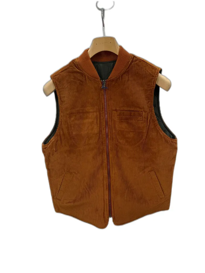 Gilet Bl'ker Velluto Marrone