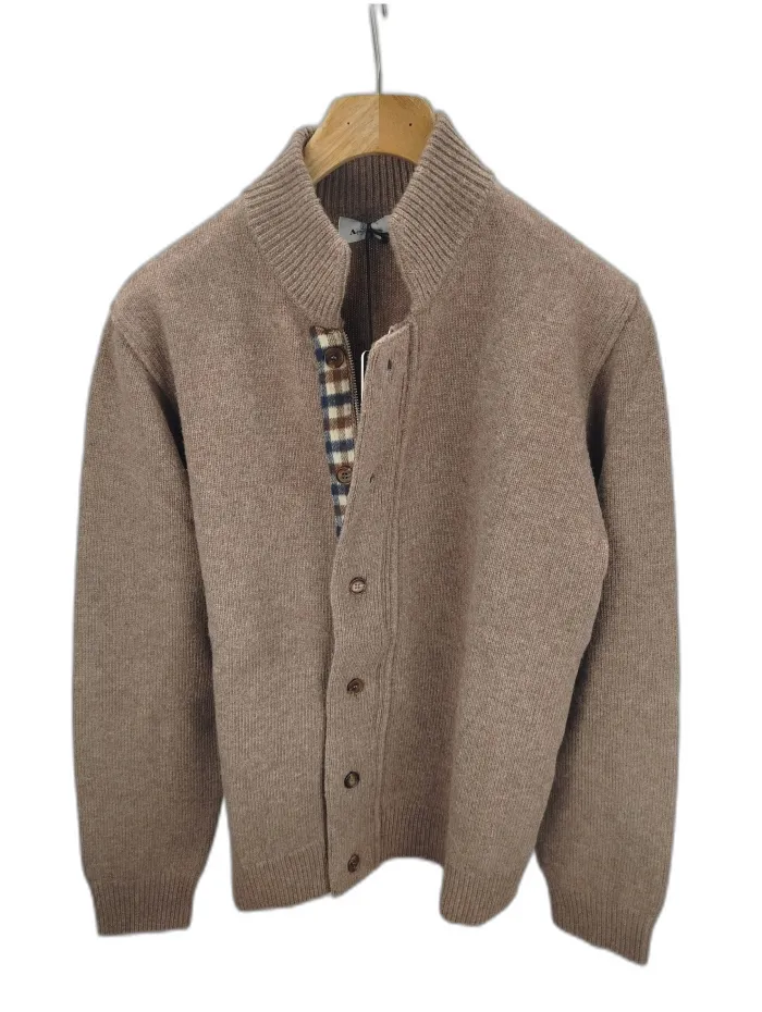 Maglione Cachemire Beige Aquascutum