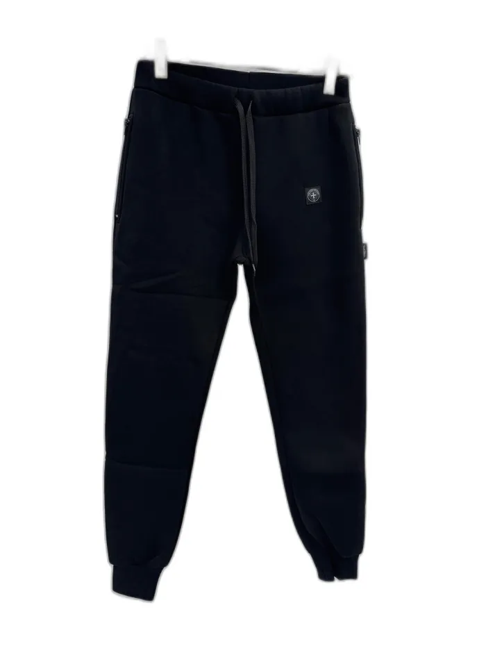 Pantaloni Sportivi Neri Three Stroke