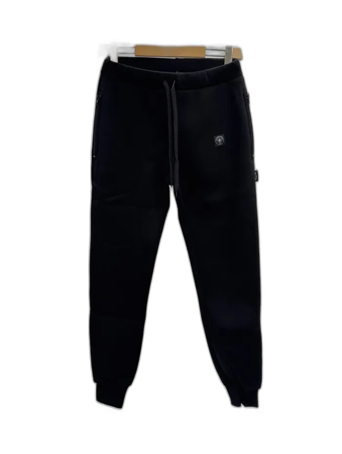 Pantaloni Sportivi Neri Three Stroke