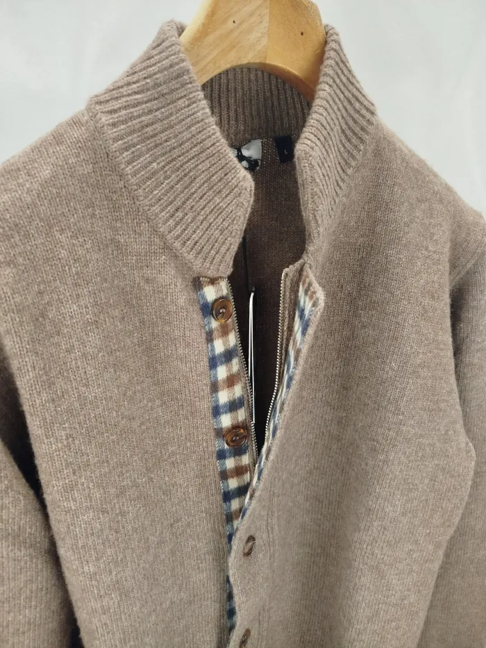 Maglione Cachemire Beige Aquascutum