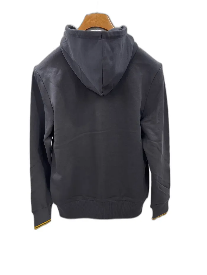 Felpa Fred Perry Cappuccio Grigia
