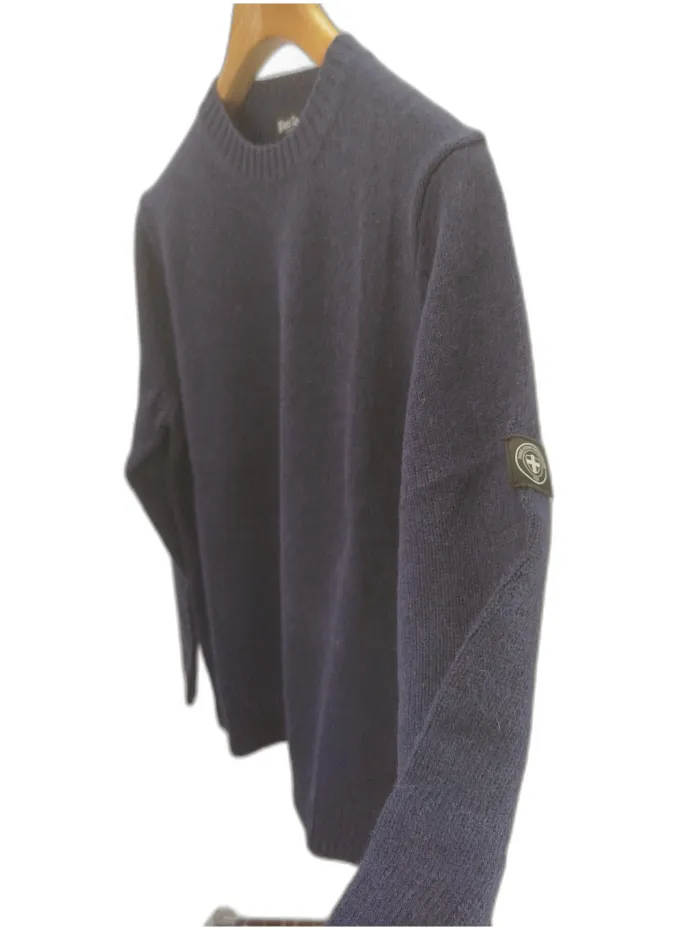 Maglione Navy Three Stroke