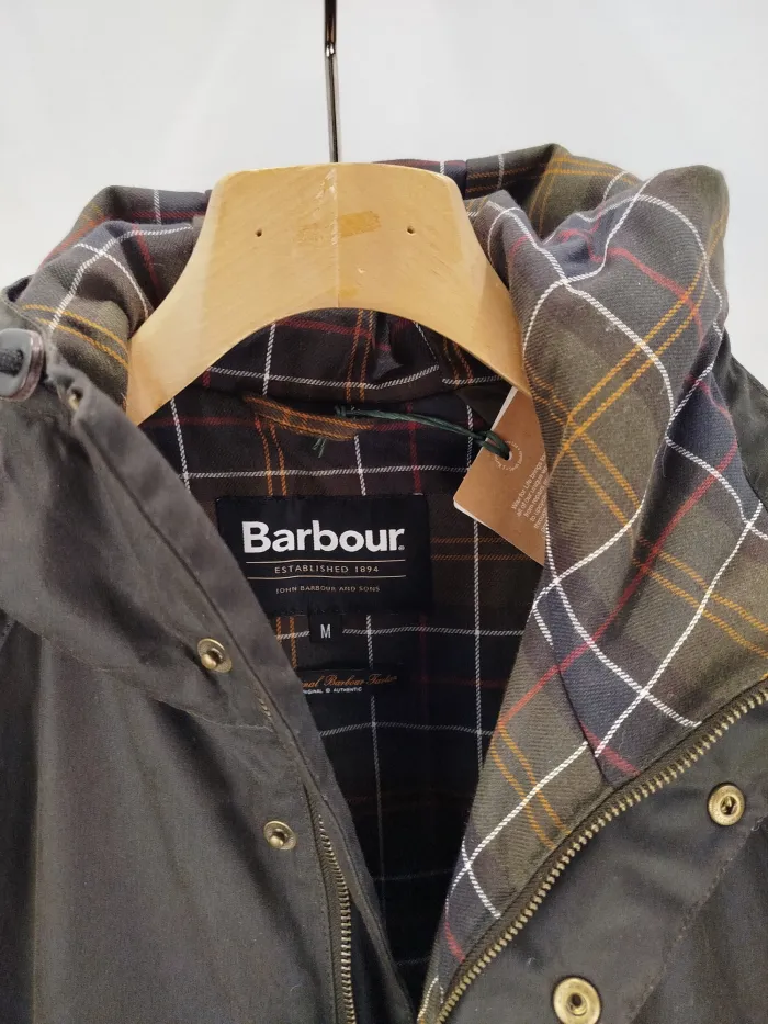 Barbour Bedale Wax Parka verde oliva