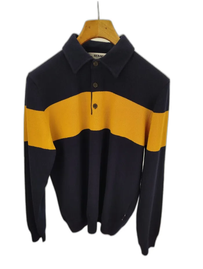 Maglione Sebago Blu e Giallo