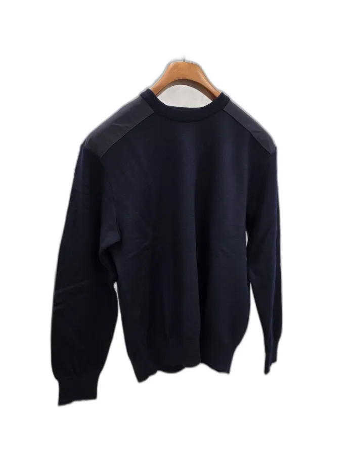 Maglione Paul & Shark con dettagli in pelle