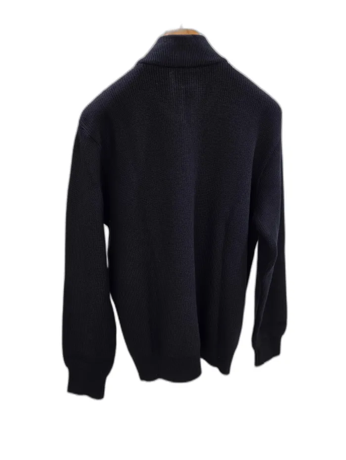 Maglione Paul & Shark con zip blu scuro