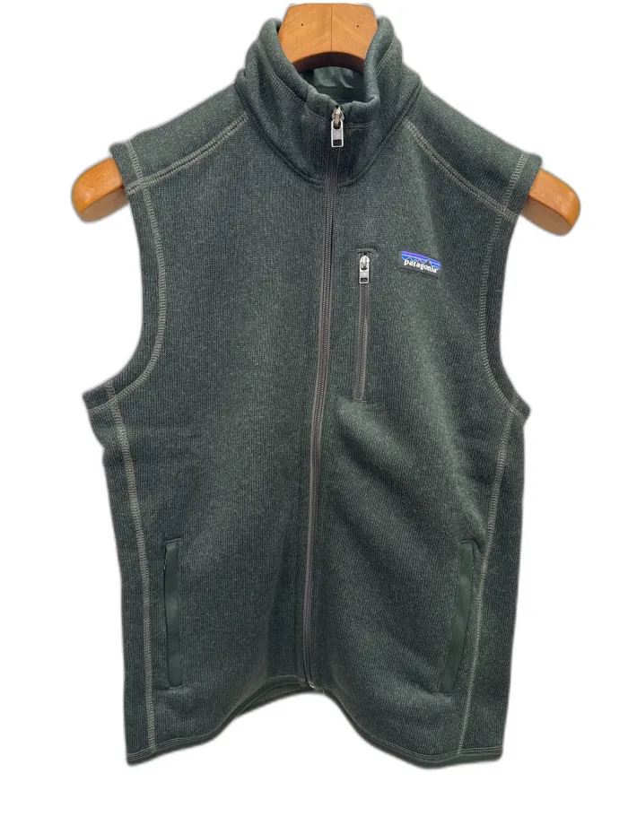 Gilet Patagonia in Pile Verde Scuro