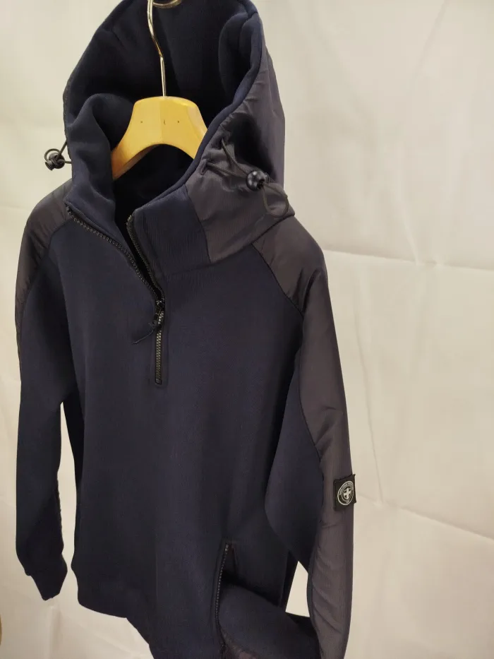 Felpa Cappuccio Three Stroke