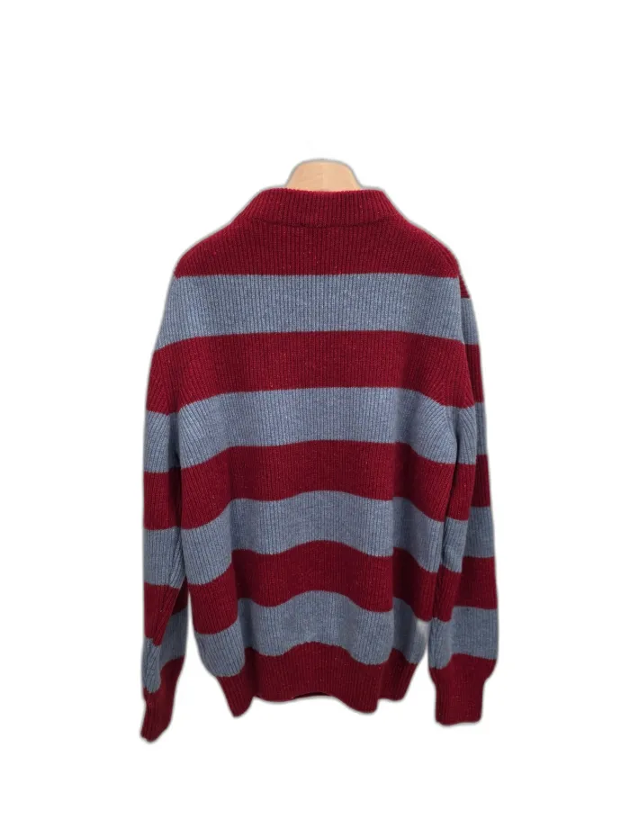Maglione Gallia Righe Rosse e Blu