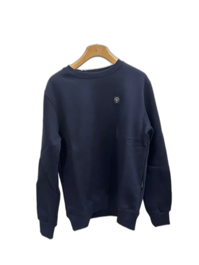Felpa Three Stroke Blu Navy