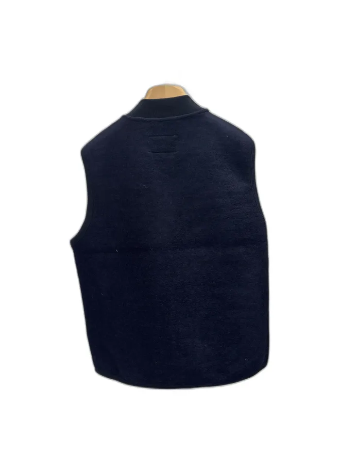 Gilet Navy Bl'ker BOILED WOOL BEST WOLF