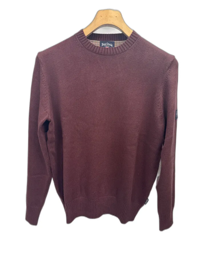 Maglione Bordeaux Three Stroke