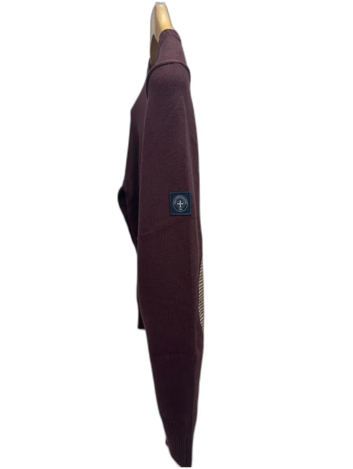 Maglione Bordeaux Three Stroke