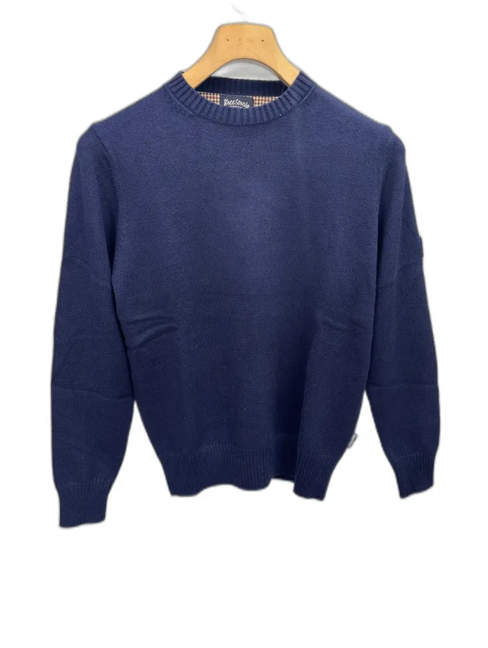 Maglione Navy Three Stroke