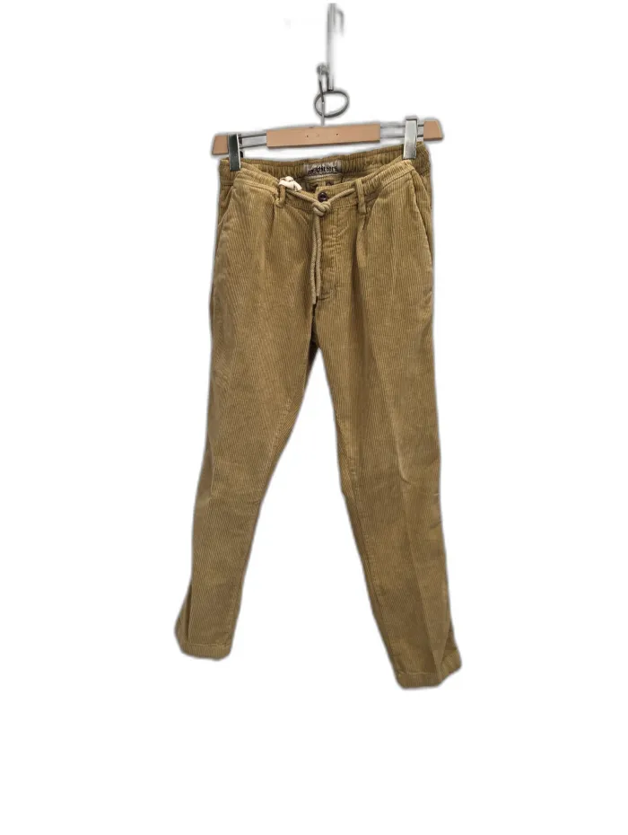 Pantaloni Velluto Corduroy Sabbia