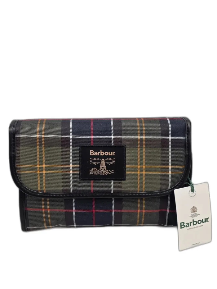 BEAUTY CASE Tartan Barbour