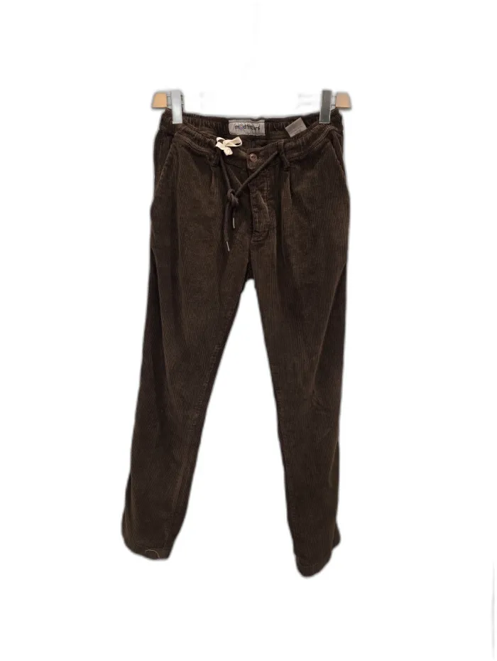 Pantaloni Velluto Coste Marroni