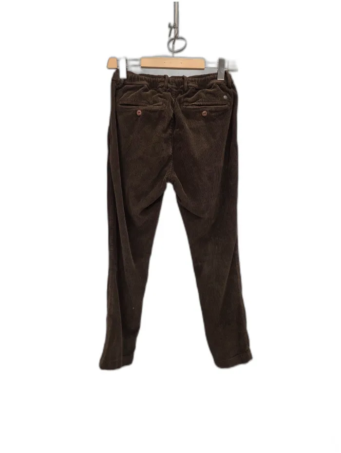 Pantaloni Velluto Coste Marroni
