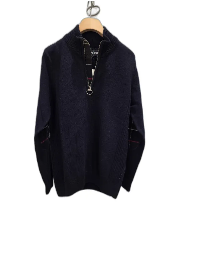 Maglione Barbour con Zip Collo Alto