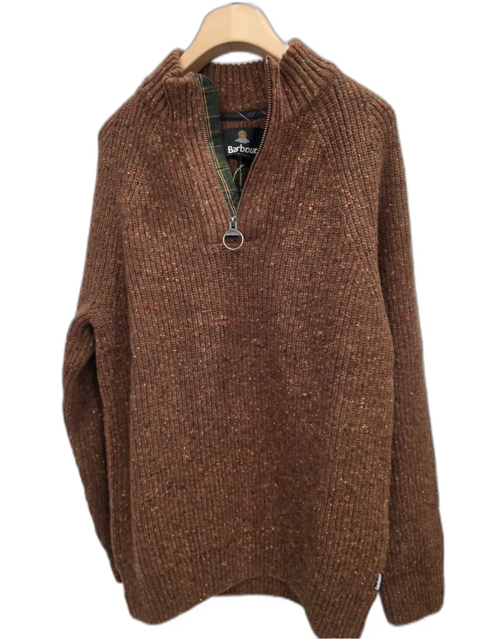 Maglione Barbour in lana marrone