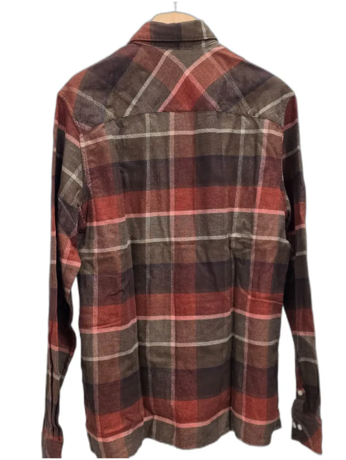 Camicia Barbour Quadri Terracotta