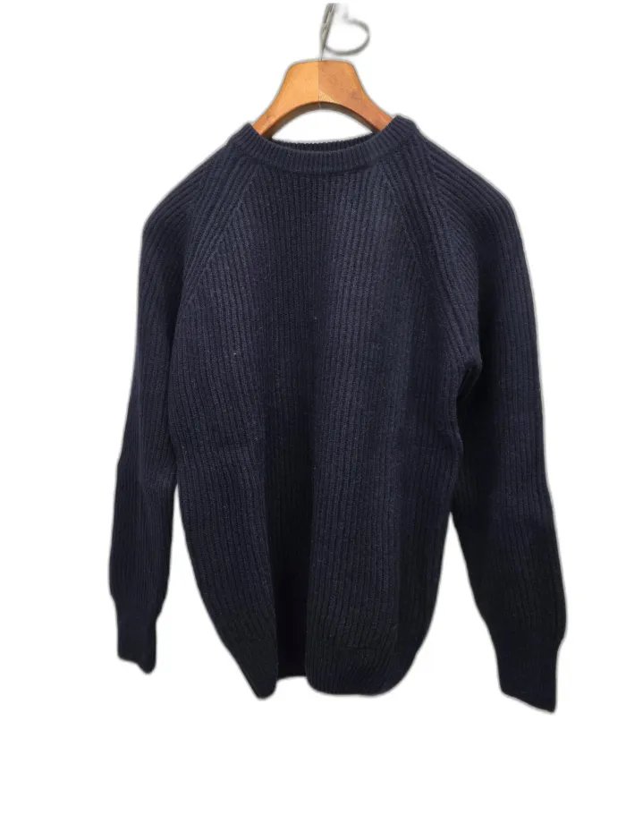 Maglione Blu Scuro  100%CASHMERE Bl'ker