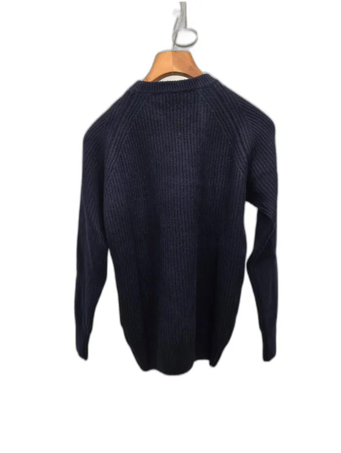Maglione Blu Scuro  100%CASHMERE Bl'ker