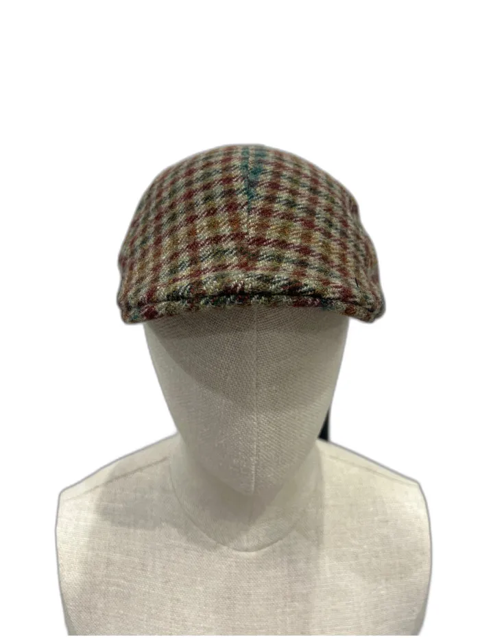 Cappello Vintage Panna Scozzese Three Stroke