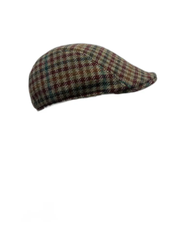 Cappello Vintage Panna Scozzese Three Stroke