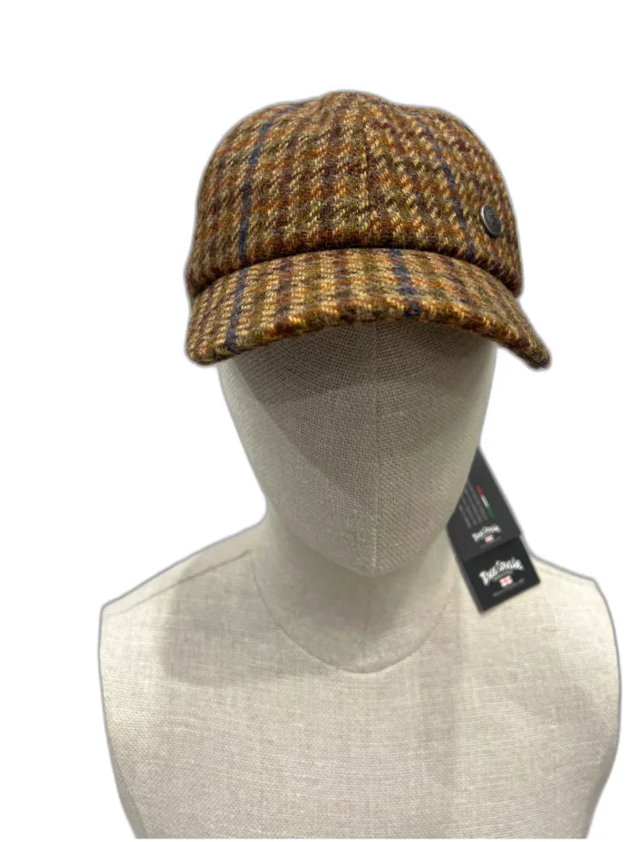 Cappello Tweed Gessato Three Stroke
