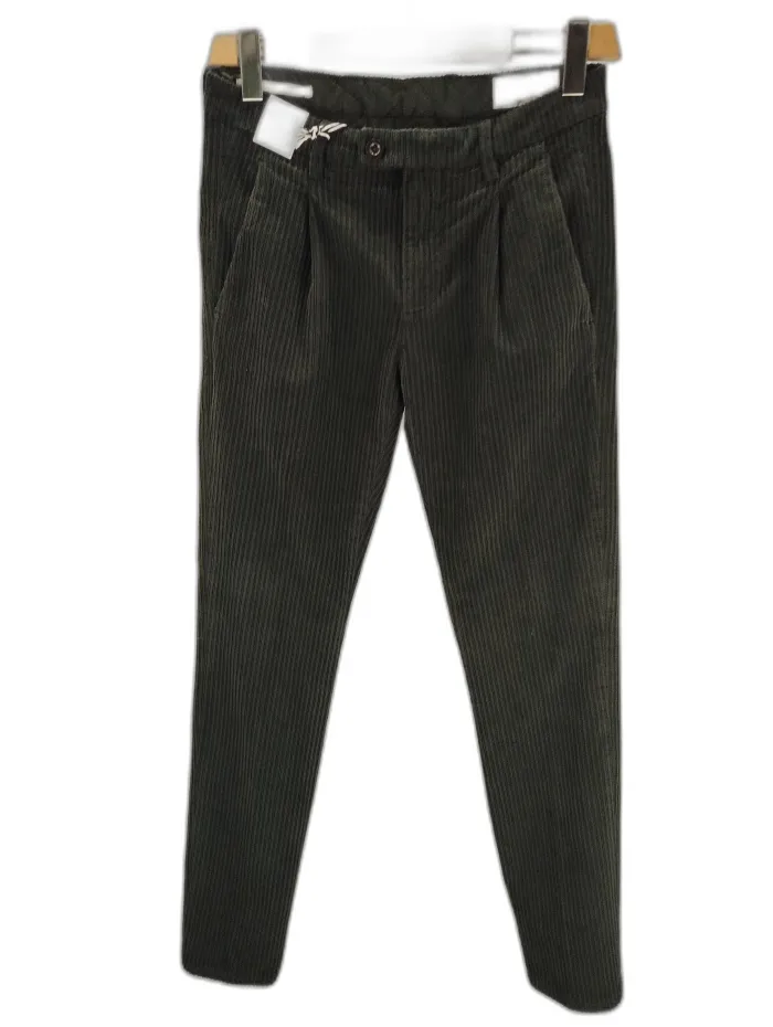 Pantaloni Velluto Verde Sparvieri