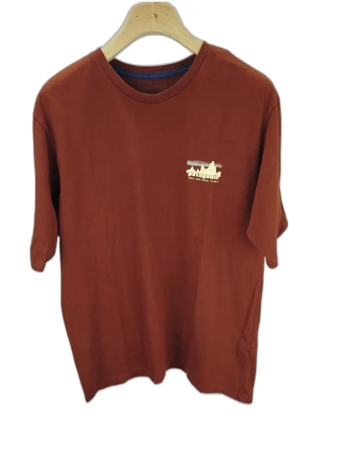 T-shirt Patagonia Cotone Rosso