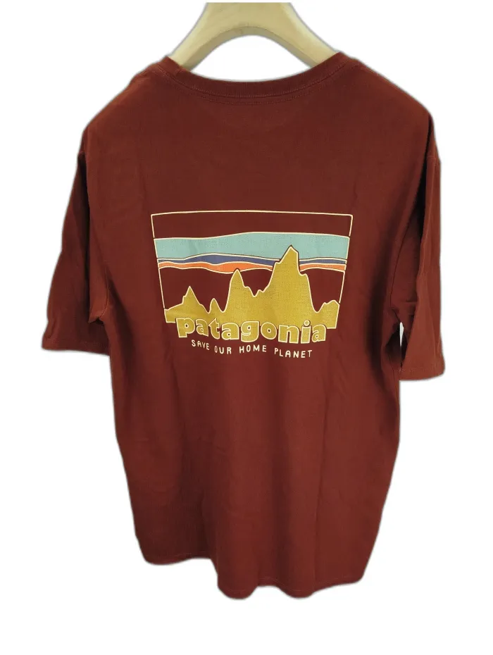 T-shirt Patagonia Cotone Rosso