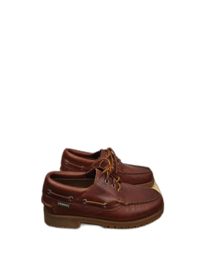 Sebago Scarpe in Pelle Marrone