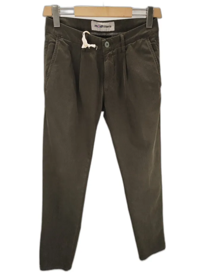 Pantaloni Modfitters Verde Oliva cotone resca 
