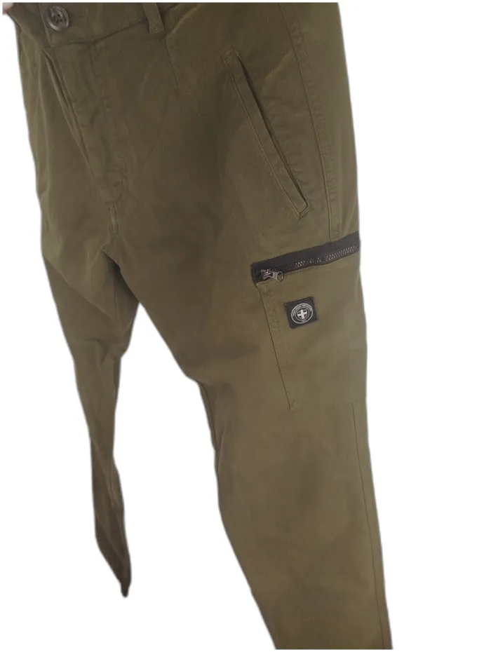 Pantaloni Three Stroke Verde Oliva