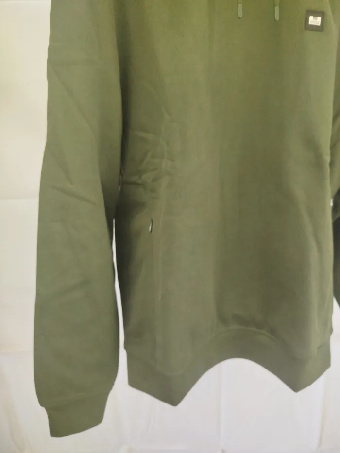 Felpa Verde Oliva con Cappuccio Weekend Offender