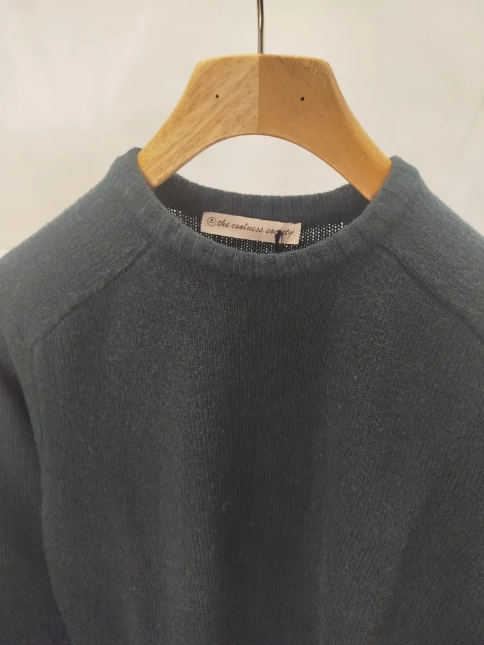 The Coolness Society maglione lana verde bosco