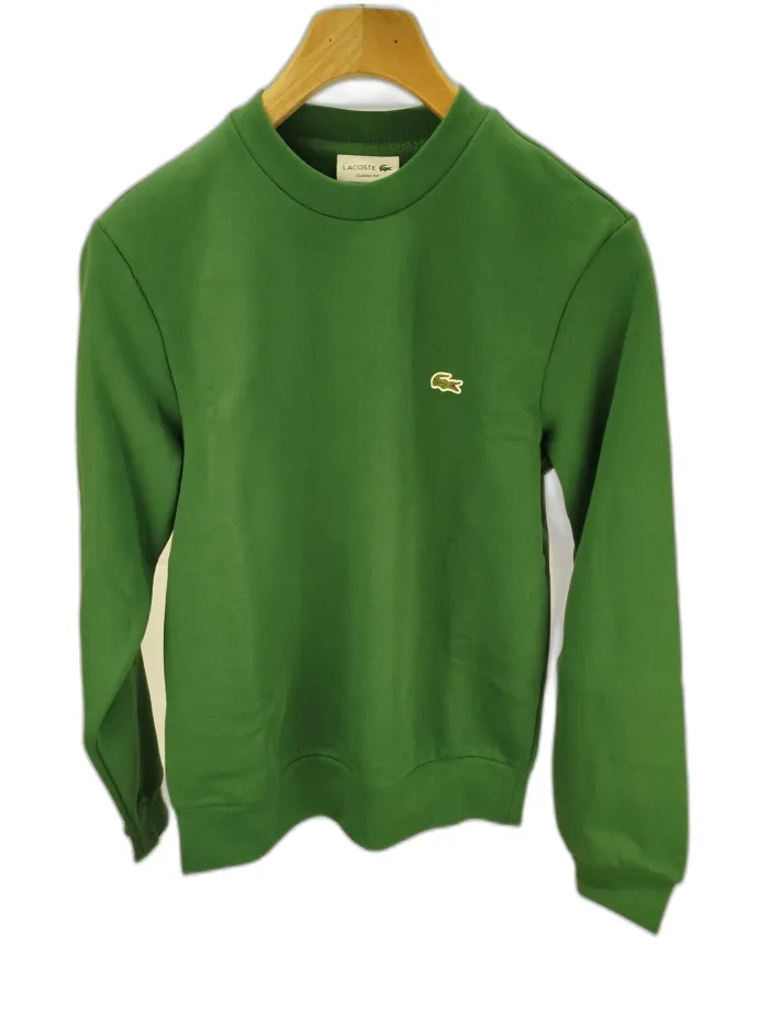 Felpa Verde Lacoste Classica