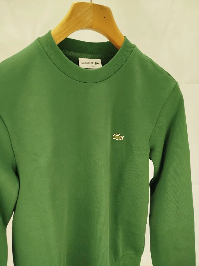 Felpa Verde Lacoste Classica