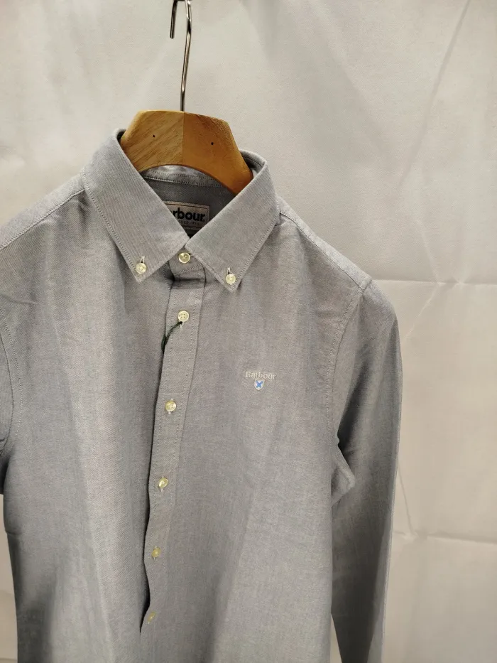 Camicia Barbour dark chambray