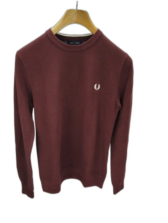 Maglione Fred Perry Bordeaux